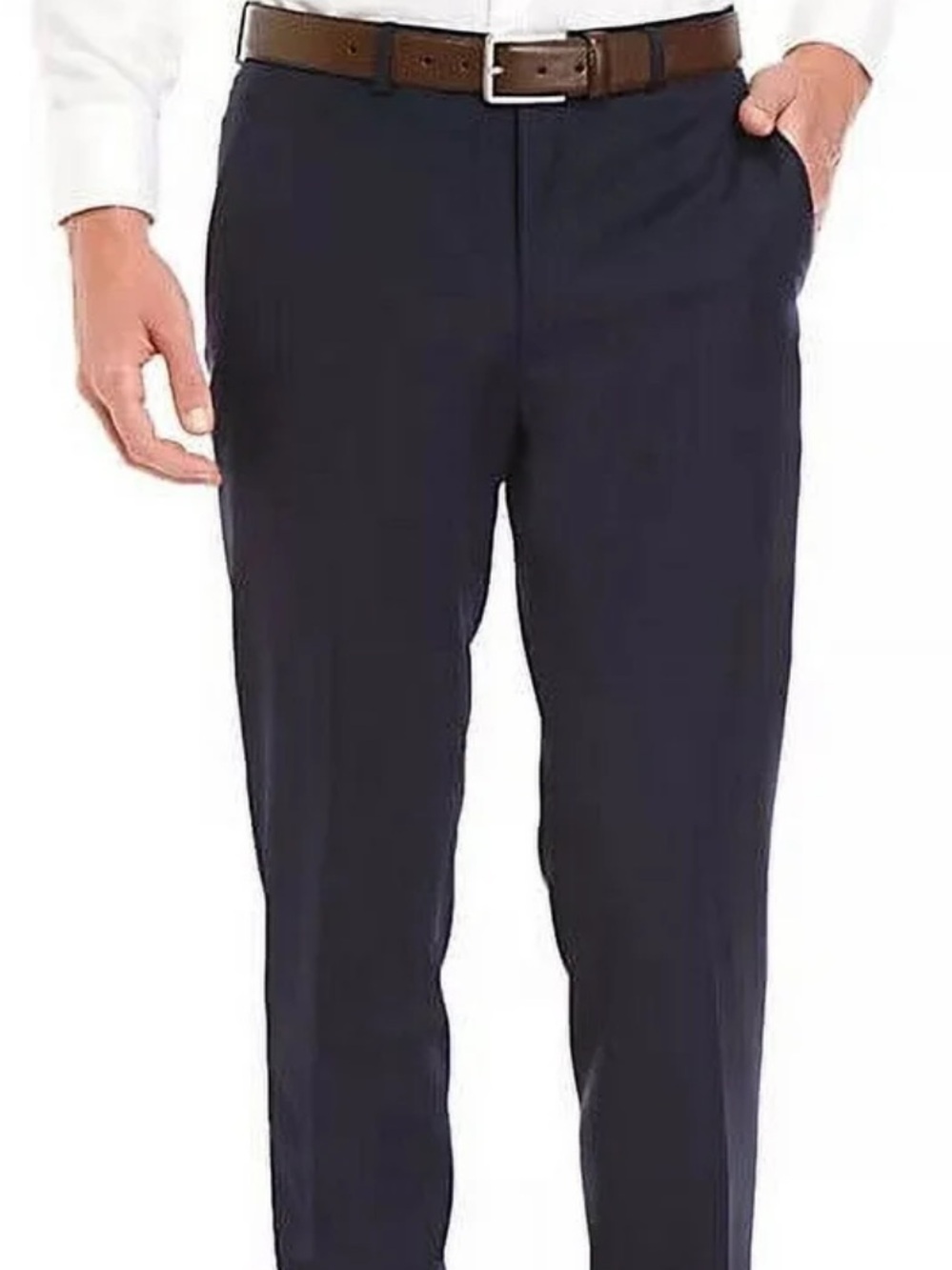 NWT Lauren Ralph Lauren UltraFlex Navy Blue Dress Pants 38W 30L 👵MT